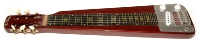 Lot 145 - Artisan lap steel guitar.