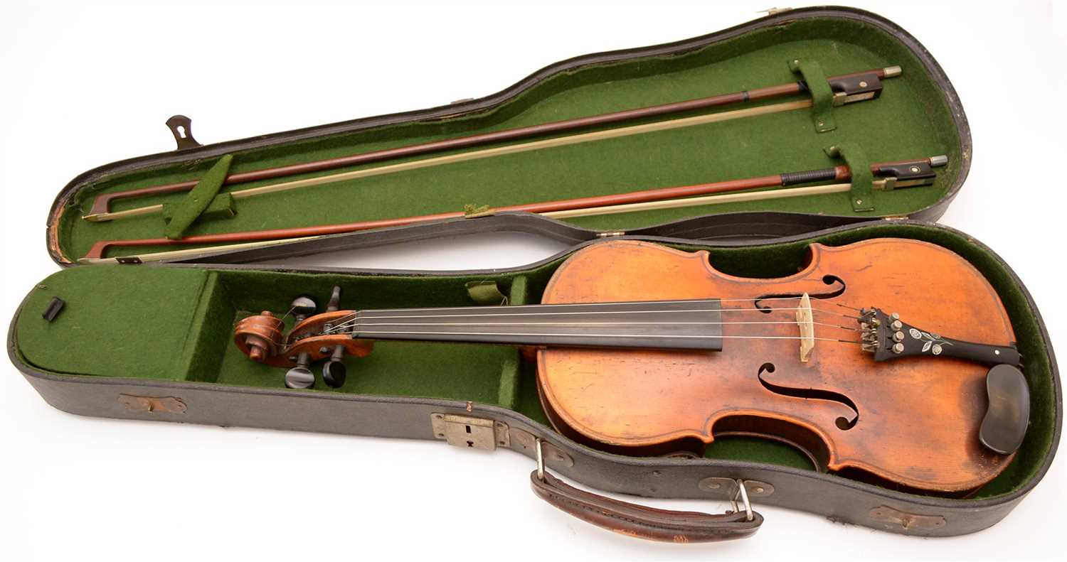 Lot 133 - Stradivari copy Violin