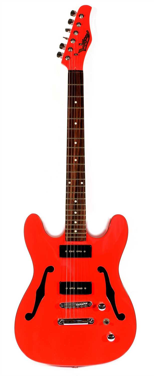 Lot 188 - Woody semi-acoustic electric guitar