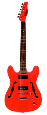 Lot 188 - Woody semi-acoustic electric guitar