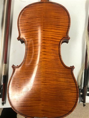 Lot 131 - Anton Hertel Violin 1908