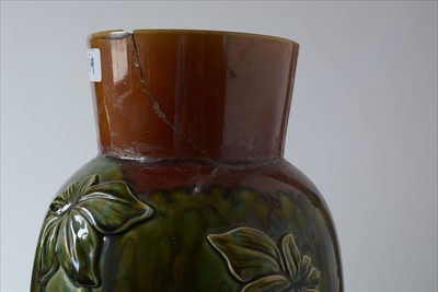 Lot 519 - Pair Linthorpe vases