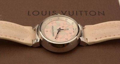 Lot 34 - Louis Vuitton: a tambour 'Lovely Diamonds