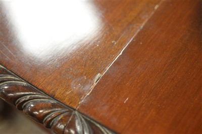Lot 415 - Victorian dining table and chairs