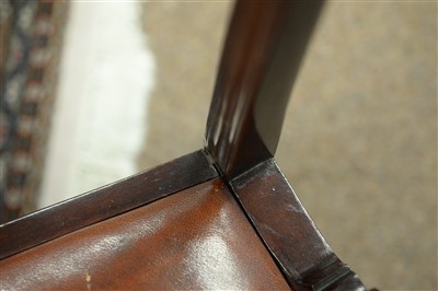 Lot 415 - Victorian dining table and chairs