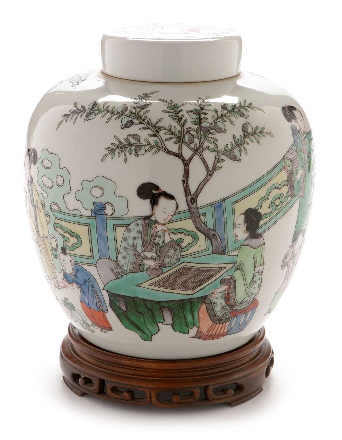 Lot 468 - A late 19th Century Chinese ginger jar