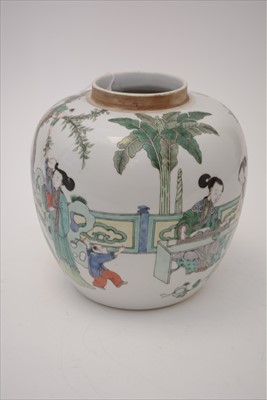 Lot 468 - A late 19th Century Chinese ginger jar