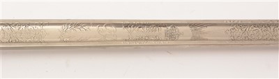 Lot 1628 - A George VI officer's sword by Wilkinson Sword,...