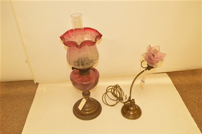 Lot 1009 - Two lamps
