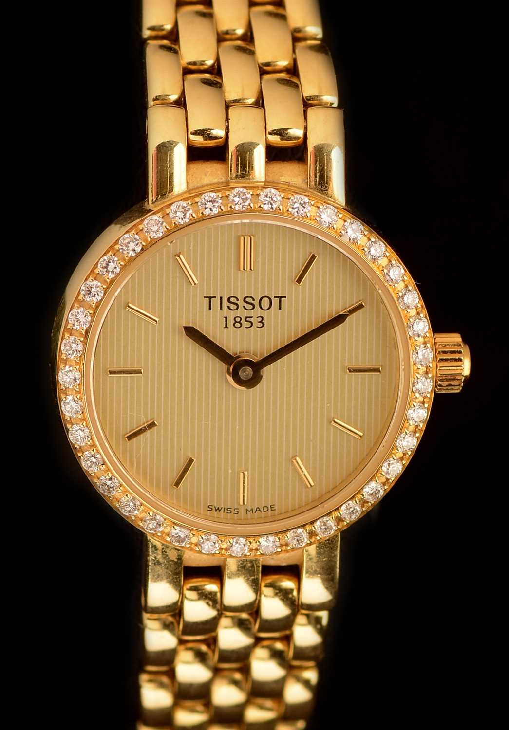 Lot 46 - Tissot Caliente: an 18ct gold lady's watch