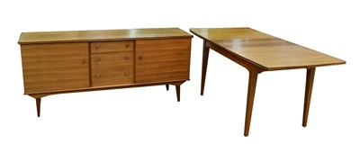 Lot 1566a - A sideboard; and matching dining table.