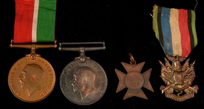 Lot 1672 - Mercantile Marine medal pair