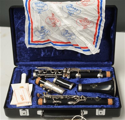 Lot 28a - A Buffet composition clarinet.