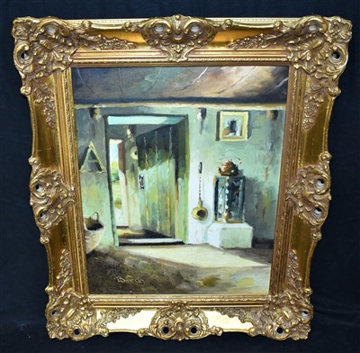 Lot 669 - * Borch oil painting