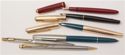 Lot 1481 - Parker pens and pencil