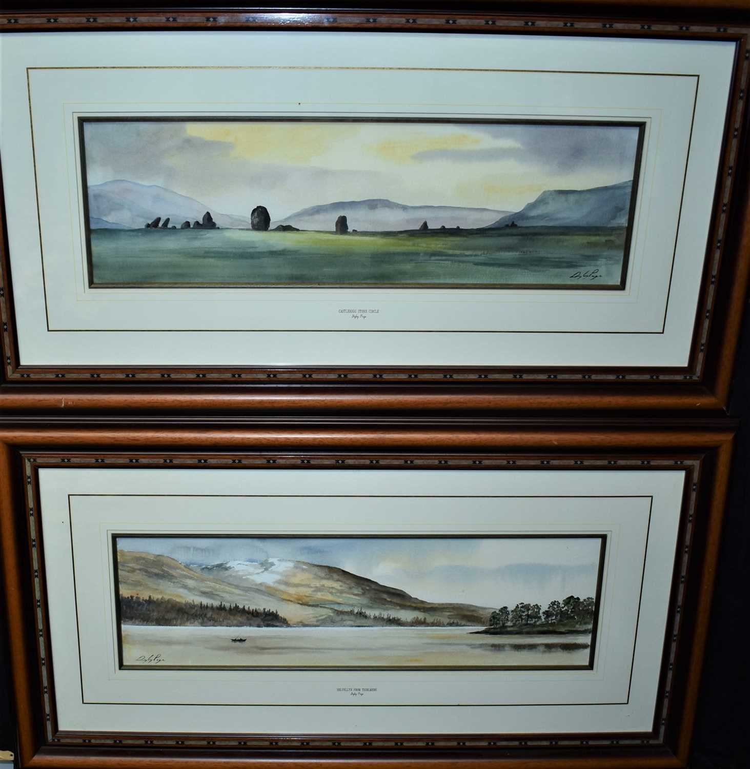 Lot 567 - Digby Page watercolours