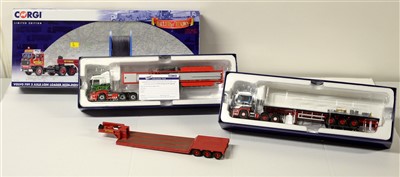 Lot 1256 - Limited edition die-cast model road haulage vehicles by Corgi.