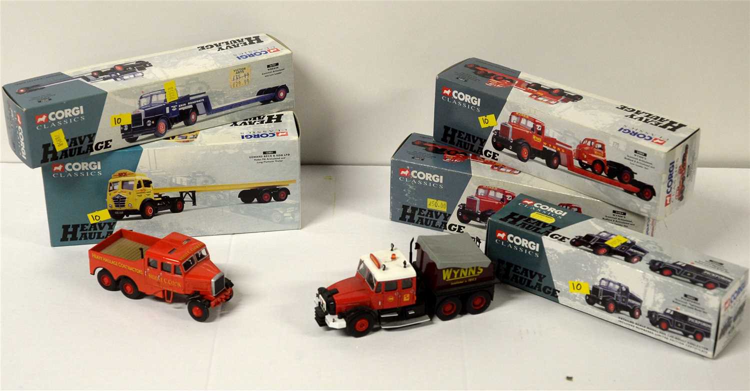 Lot 1261 - Limited edition die-cast model vehicles by Corgi.