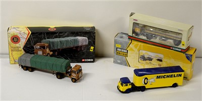 Lot 1269 - Limited edition die-cast model road haulage vehicles by Corgi.
