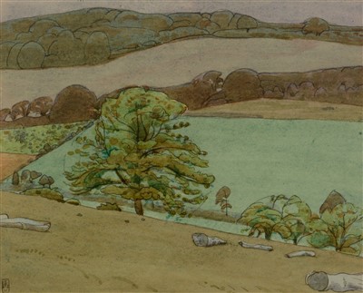 Lot 753 - Frank Charles Medworth - watercolour.