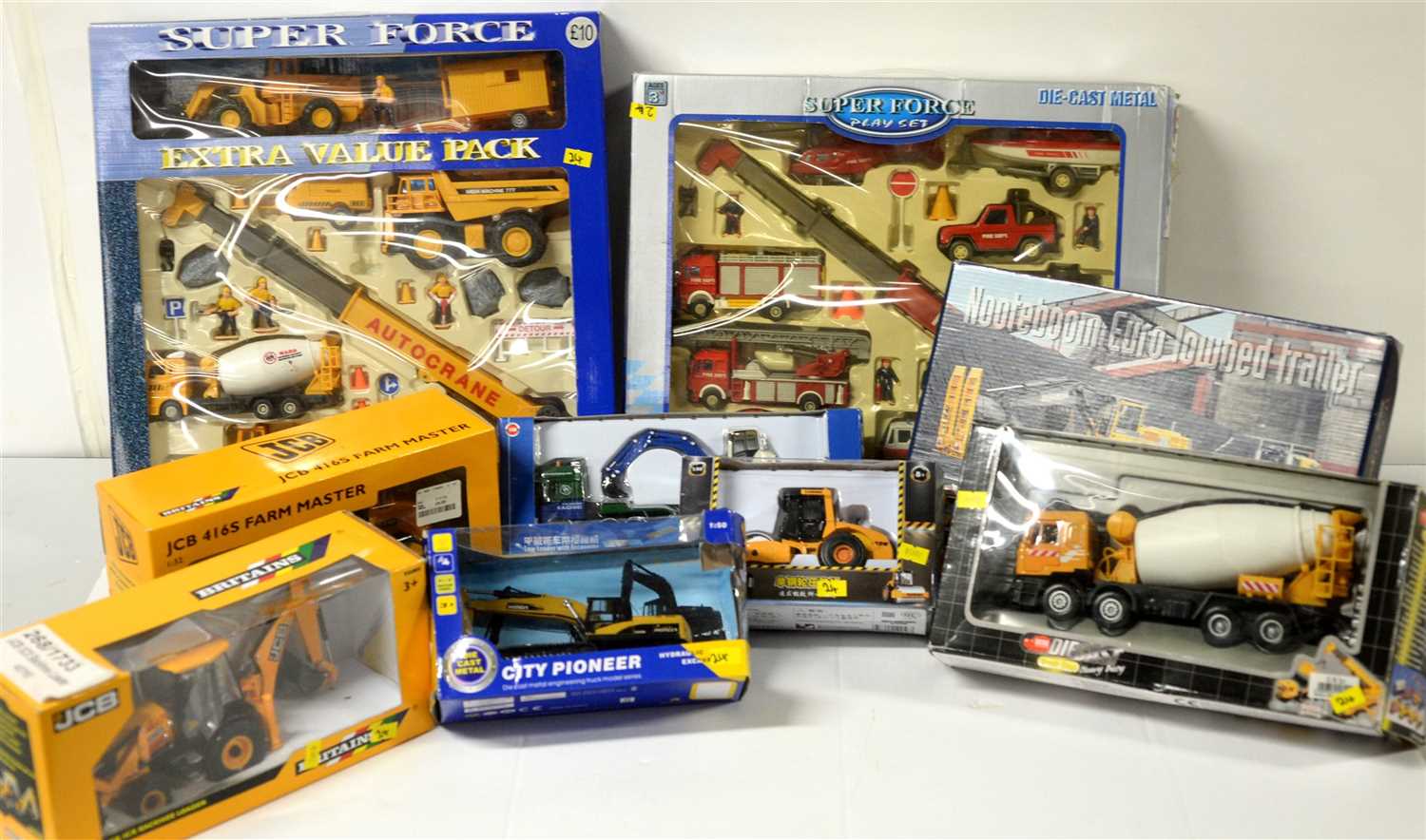 Lot 1298 - Die-cast model earth moving and similar vehicles.
