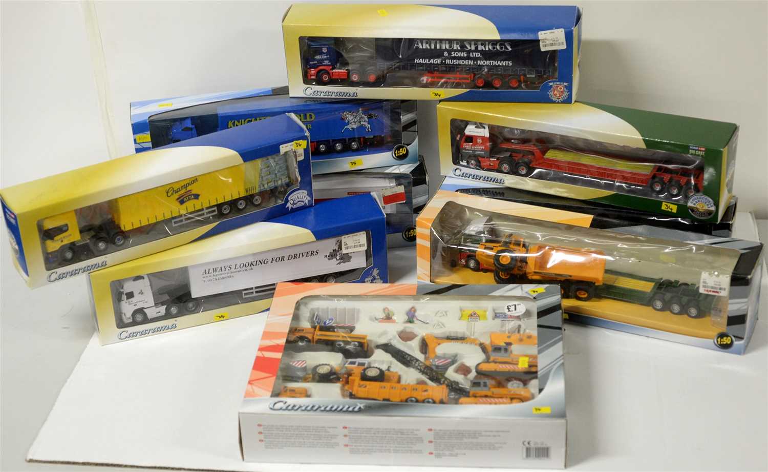 Lot 1302 - Die-cast model road haulage vehicles by Cararama.