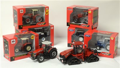 Lot 1335 - Die-cast model tractors by Britains.