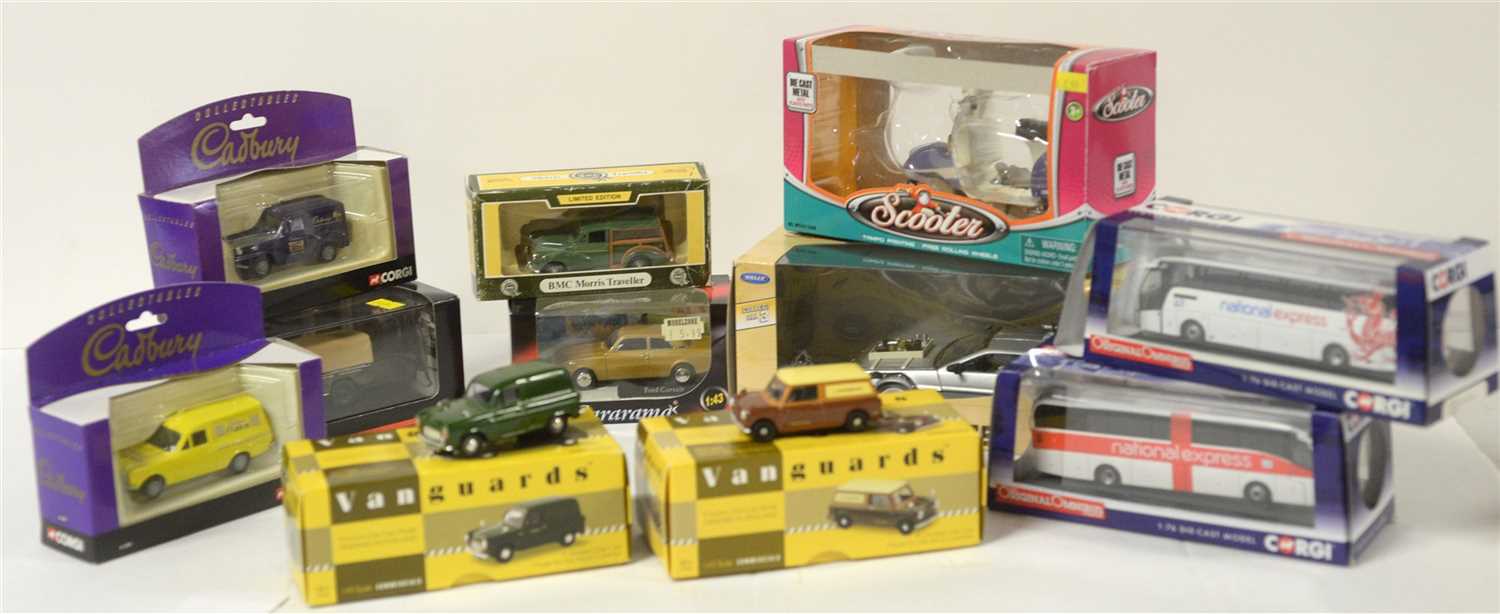Lot 1253 - Die-cast model cars and buses.