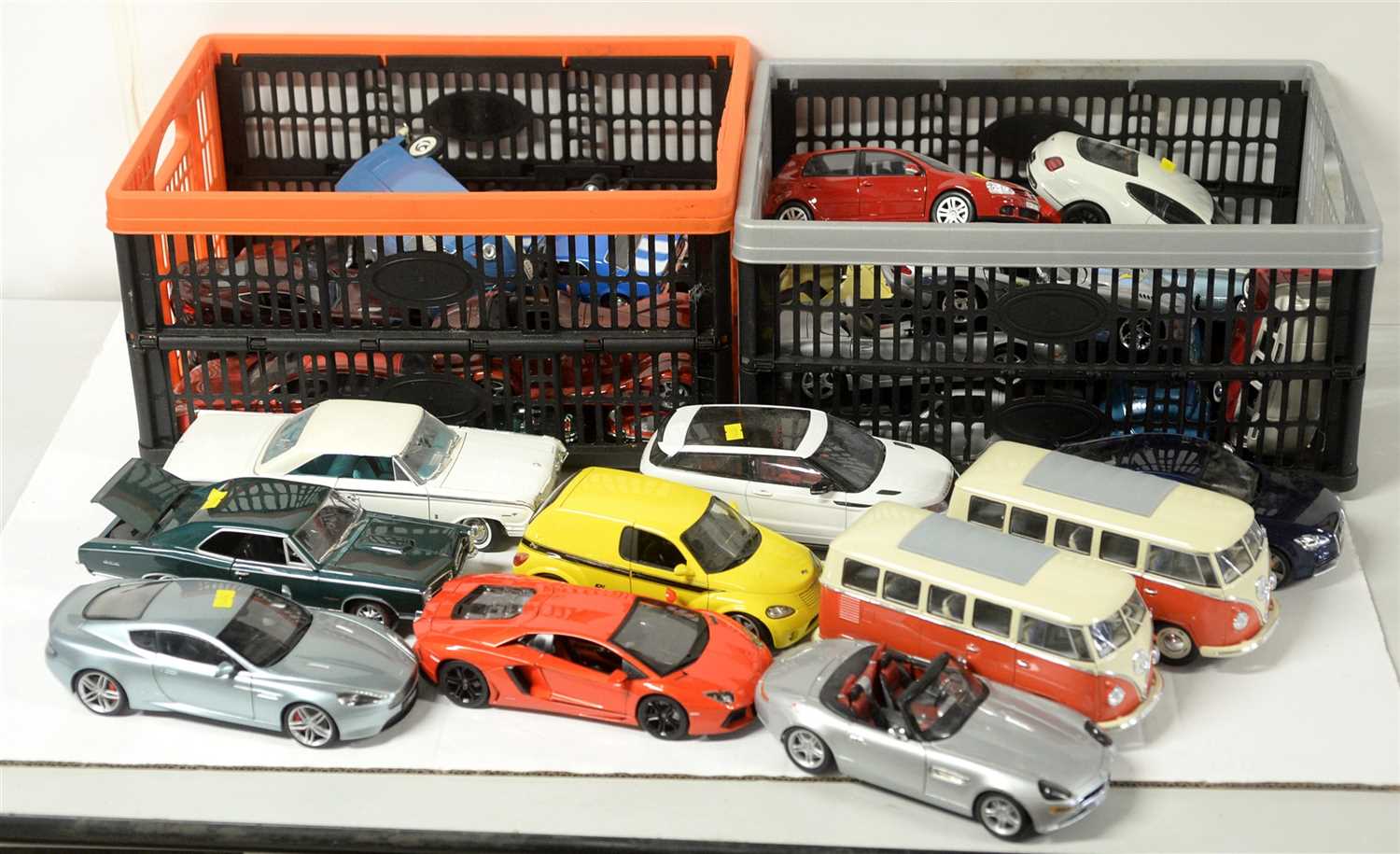 Lot 1324 - Die-cast model vehicles by Welly and Burago.