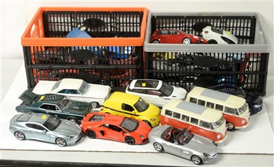 Lot 1324 - Die-cast model vehicles by Welly and Burago.