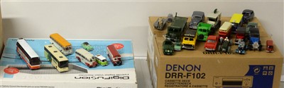 Lot 1330 - Die-cast model cars, buses and other commercial vehicles.
