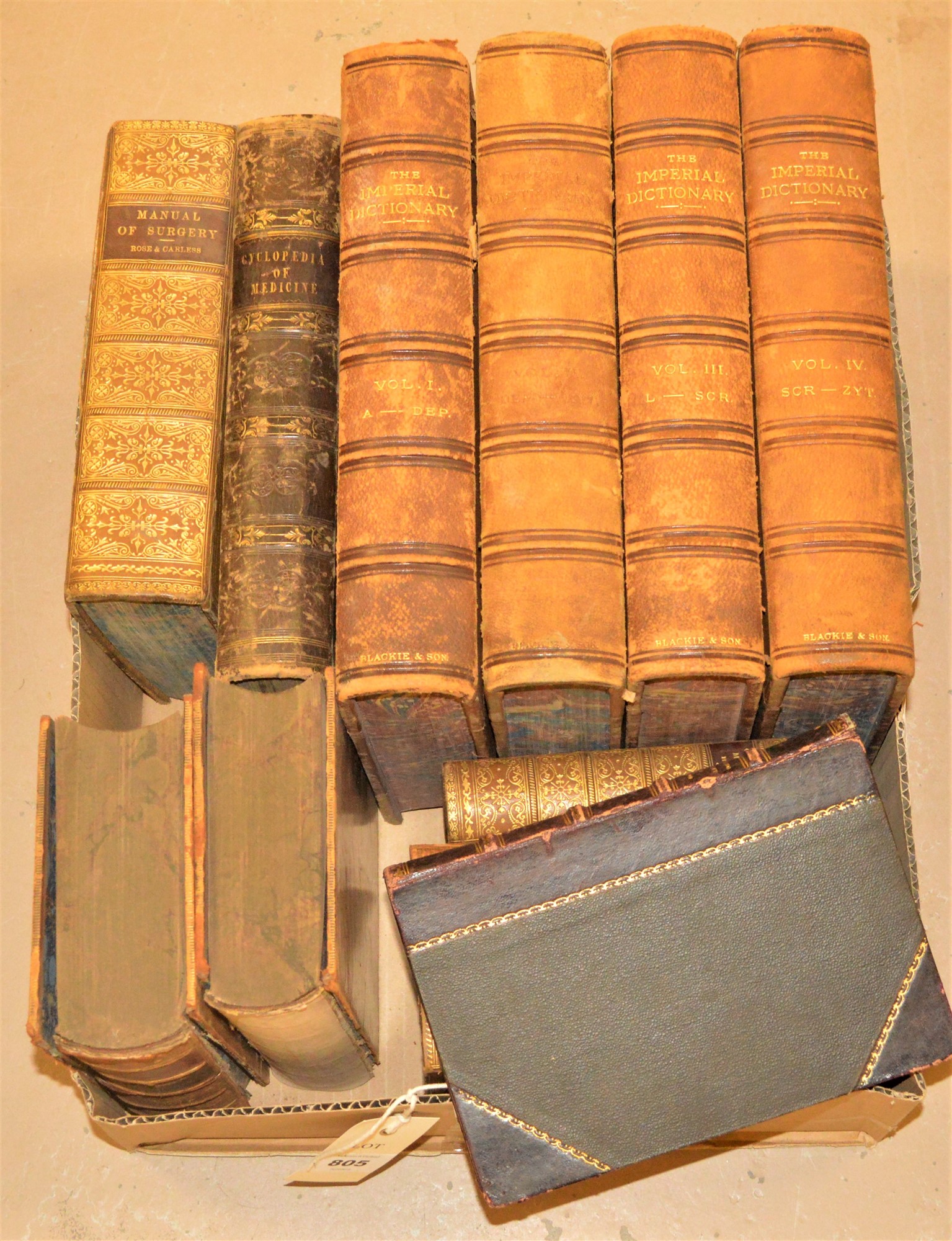 Lot 805 Antiquarian medical books