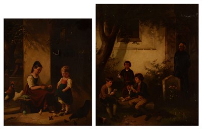 Lot 788 - 19th Century Continental School - oils.