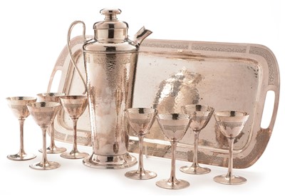 Lot 245 - American plated cocktail service