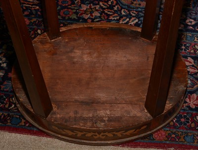 Lot 415 - A Dutch inlaid mahogany occasional table