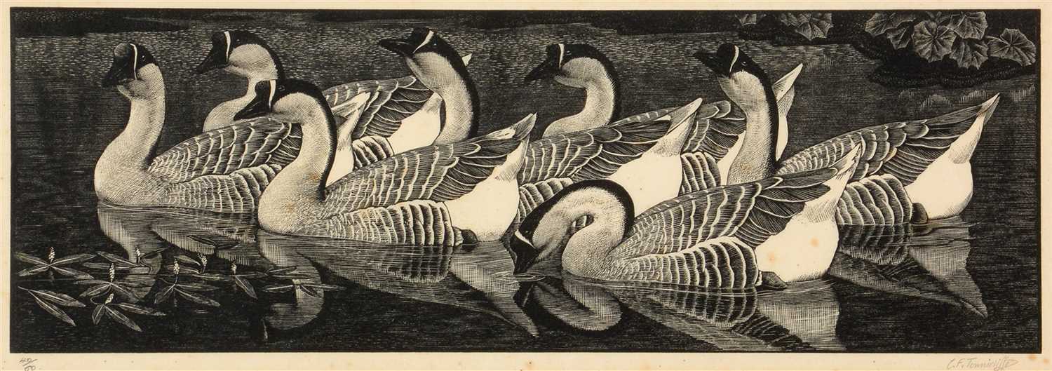 Lot 634 - Charles Frederick Tunnicliffe - print.