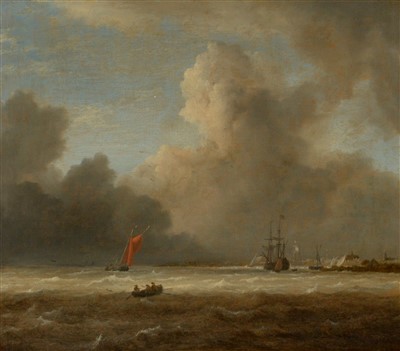 Lot 810 - Jacob Isaackszoon van Ruisdael - oil.