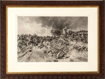 Lot 655 - A* Boulard after Francois Flameng - engraving.
