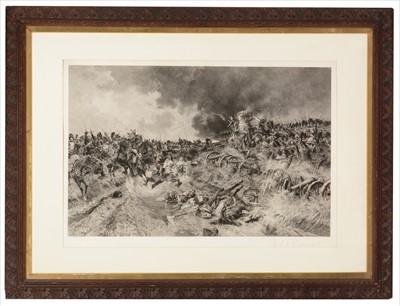 Lot 655 - A* Boulard after Francois Flameng - engraving.