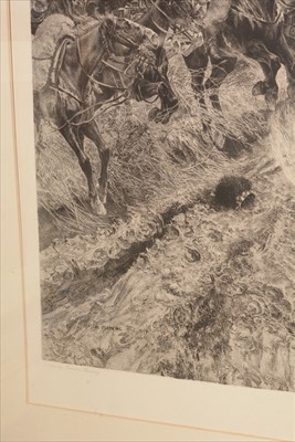 Lot 655 - A* Boulard after Francois Flameng - engraving.