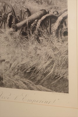 Lot 655 - A* Boulard after Francois Flameng - engraving.