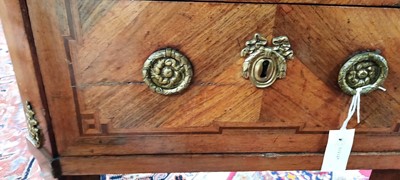 Lot 1010 - A Louis XVI kingwood and gilt bronze mounted petite commode