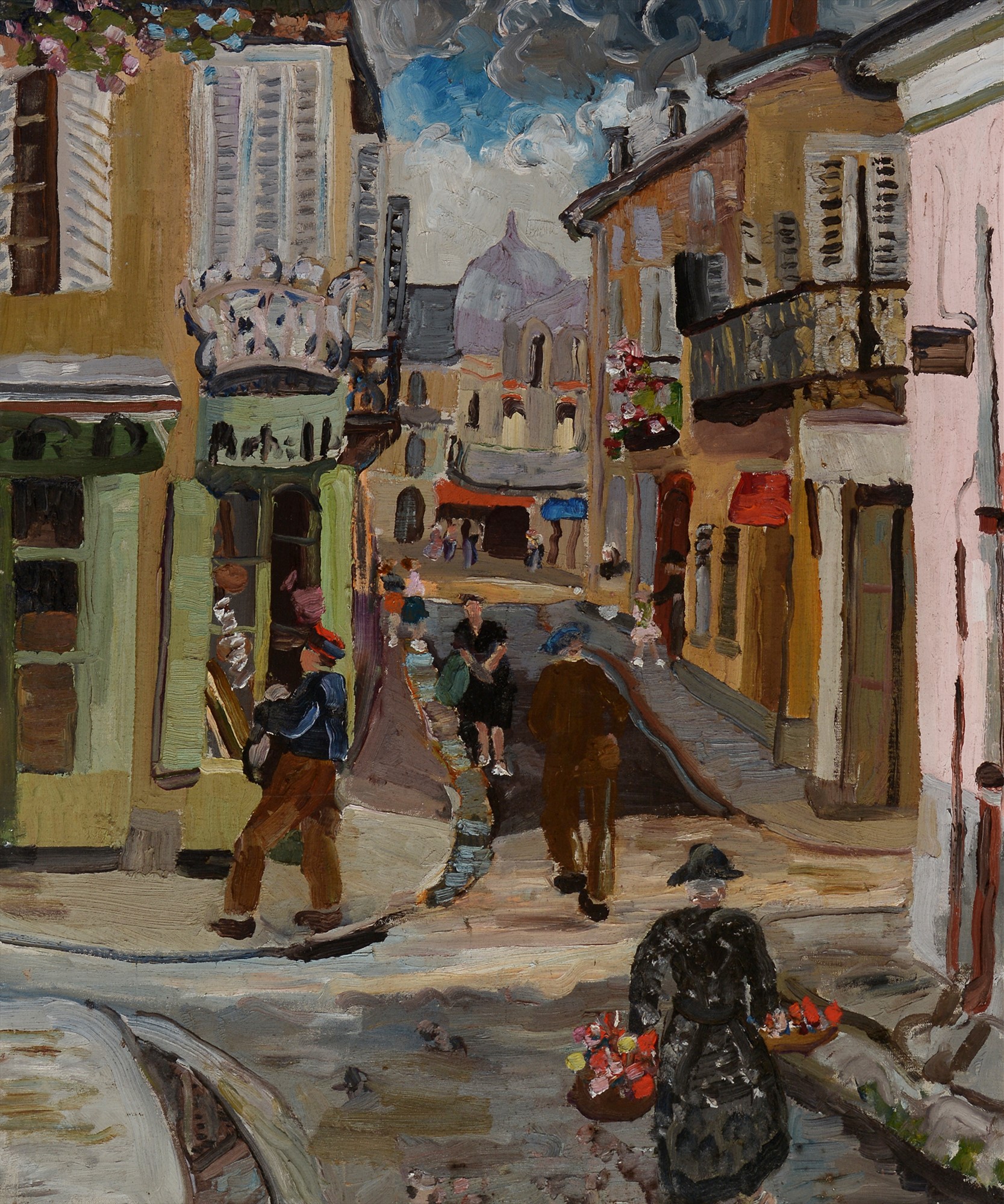 Lot 1143 Lucy Harwood oil.