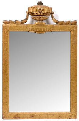 Lot 1002 - A 20th century giltwood carved mirror