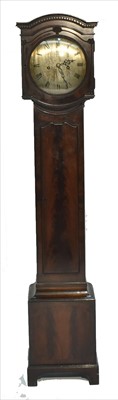 Lot 976 - Maple & Co, London, An early 20th Century mahogany Grandmother clock