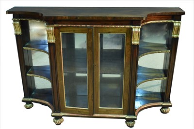 Lot 1179 - Mirror-back side cabinet.