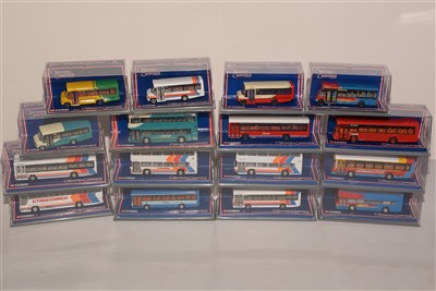 Lot 1351 - Die-cast model buses by Corgi from the 'Bus Operators In Britain'.