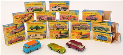 Lot 1375 - Matchbox series Superfast die-cast vehicles