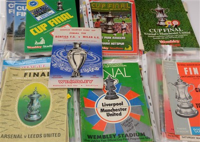 Lot 1560 - Football programmes from Cup Finals and others