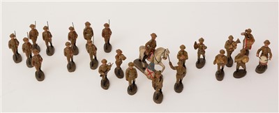 Lot 1212 - Elastolin: composition standard-size toy soldiers.